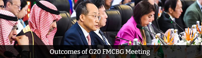 Outcomes of G20 FMCBG Meeting